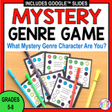 Mystery Genre Game - Book Character Archetypes - Genre Rev