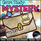 Mystery Genre Study: Mystery Poster, Reading Graphic Organ