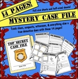 Mystery Graphic Organizers - 14 Pages