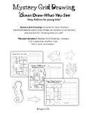 Mystery Grid Drawing - OCEAN (easy)