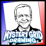 Mystery Grid Drawing President 46 Joseph R. Biden