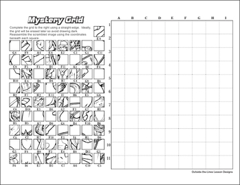 Mystery Grid Drawing Ranger By Outside The Lines Lesson Designs