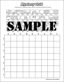 Mystery Grid Three Pack Masterpieces By Outside The Lines Lesson Designs