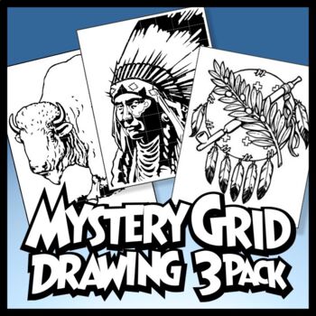 Preview of Mystery Grid Three-Pack 09 Native American