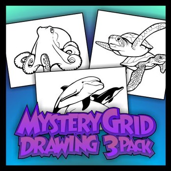 Preview of Mystery Grid Three-Pack 16 - Sea Life