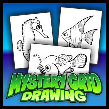 Preview of Mystery Grid Three-Pack 18 - Fish