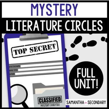 Preview of Mystery Literature Circles or Choice Reading Unit