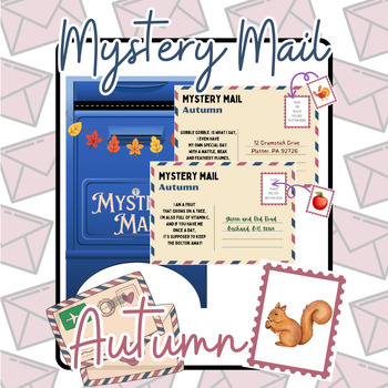 Preview of Mystery Mail - An early inferencing riddle activity - Autumn Edition!