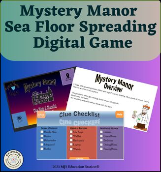 Escape Room Game. Mystery Manor Printable Adventure for Adults