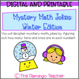 Mystery Math Jokes: Winter Edition: Showing Tens and Ones 