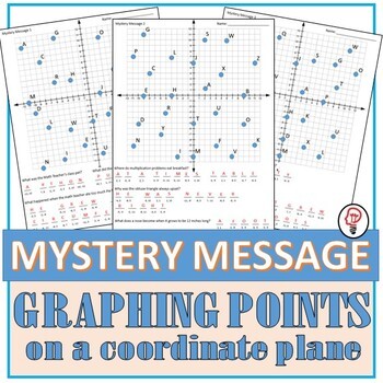 Preview of Mystery Message - Graphing Points on a Coordinate Plane