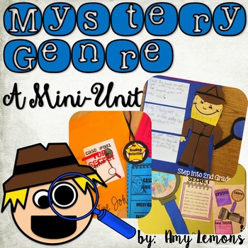 Preview of Mystery Reading Comprehension Activities w/ Mystery Reading Detective Craft