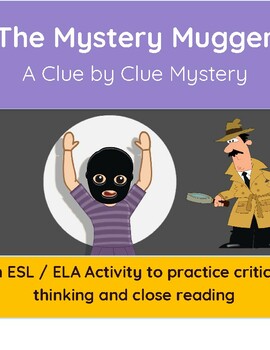 Preview of Mystery Mugger: Critical Thinking Mystery Printable Activity