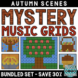 Mystery Music Grids- Autumn Scenes (BUNDLED SET)