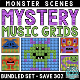 Mystery Music Grids- Monsters (BUNDLED SET)