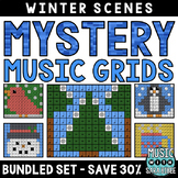 Mystery Music Grids- Winter Scenes (BUNDLED SET)