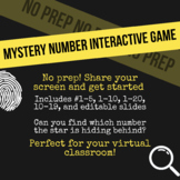 Mystery Number Game for Interactive Whiteboard or distance