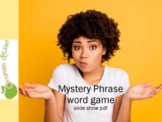 Mystery Phrase Word Game - Brain Teasers/Rebus Puzzles