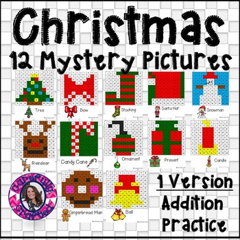 Christmas Hundreds Chart Mystery Picture