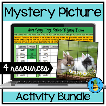 Preview of Mystery Picture Digital Activity Bundle