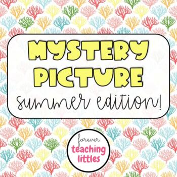 Preview of Mystery Picture Game | Review Style Game | Summer Edition | Google Slides