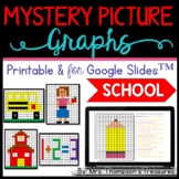School Math Mystery Picture Graphs Printable & Google Slid