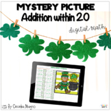 Mystery Picture Math Addition Within 20 Digital Math Pictu
