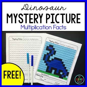 Preview of Mystery Picture - Multiplication Facts Freebie