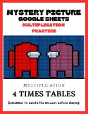 Mystery Picture Pixel Art Math- Multiplication (4s)
