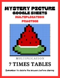 Mystery Picture Pixel Art Math- Multiplication (7s)