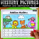 Mystery Pictures - Addition and Subtraction to 10
