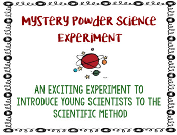 Preview of Mystery Powder Experiment