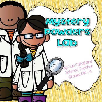 Preview of Mystery Powders Lab {Aligns with NGSS 5-PS1-3} {science}
