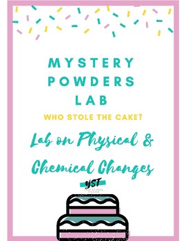 Preview of Mystery Powders Lab - Intro Scientific Method & Physical and Chemical Changes