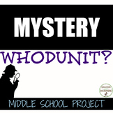 Mystery Project Middle School ELA  Distance learning