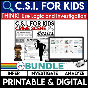 Preview of Mystery Reading Comprehension | Making Inferences | CSI Science Problem Solving