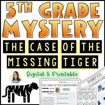 Preview of Mystery Reading Comprehension Passage | Fifth Grade Fiction | Google Slides