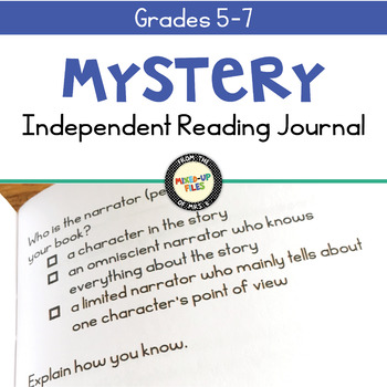 Preview of Mystery Reading Response Journal