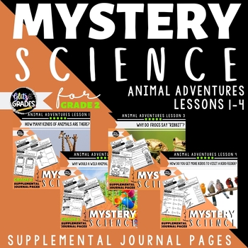 Preview of Mystery Science 2nd Grade SUPPLEMENT Animal Adventures Lessons 1-4 BUNDLE