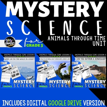 Preview of Mystery Science 3rd Grade SUPPLEMENTAL BUNDLE Animals Through Time Fossils