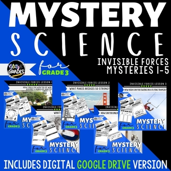 Preview of Mystery Science 3rd Grade Invisible Forces SUPPLEMENT BUNDLE | Magnets & Forces