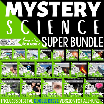 Preview of Mystery Science 4th Grade SUPPLEMENTAL SUPER BUNDLE All 4 Units Print & Digital