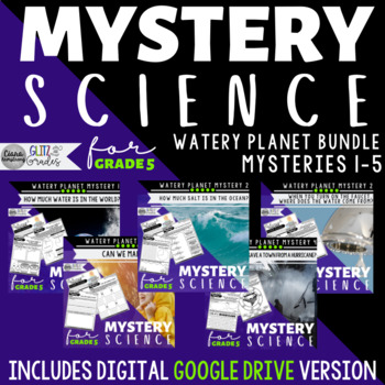 Preview of Mystery Science 5th Grade SUPPLEMENT | Water Cycle Unit BUNDLE | Watery Planet