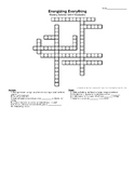 Mystery Science Energizing Everything Vocabulary Crossword