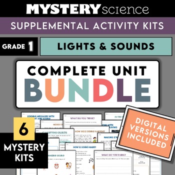 Preview of Mystery Science | Grade 1 | Complete Unit Bundle | Lights + Sounds | Digital