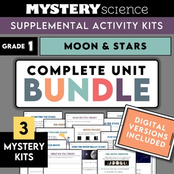 Preview of Mystery Science | Grade 1 | Complete Unit Bundle | Moon + Stars | Digital