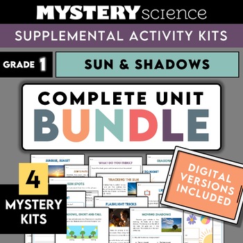 Preview of Mystery Science | Grade 1 | Complete Unit Bundle | Sun + Shadows | Digital