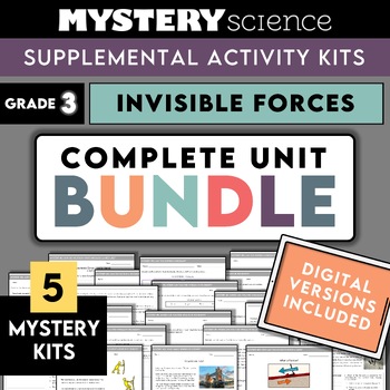 Preview of Mystery Science | Grade 3 | Complete Unit Bundle | Invisible Forces | Digital