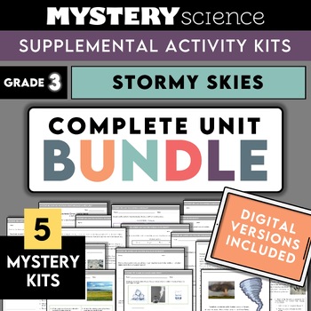 Preview of Mystery Science | Grade 3 | Complete Unit Bundle | Stormy Skies | Digital