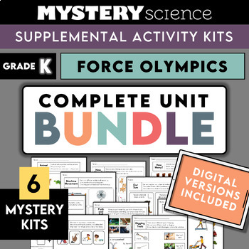 Preview of Mystery Science | Kindergarten | Complete Unit Bundle | Force Olympics